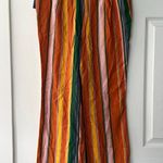 Free People Free People La Paz Striped Cropped Pants Orange Multi Colored NWT 6 Retro Boho Photo 7