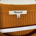 Madewell Thompson Picker pullover sweater rich autumn yellow size XS Photo 7