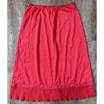 Vanity Fair Vintage‎ red half slip  Accordian pleat size 6 Photo 3