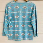 Pendleton Vintage  Y2K Southwestern Aztec Womens Top Size Medium Long Sleeve Photo 6