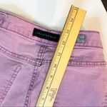 Aeropostale  high waisted shorts size 4 lilac distressed denim 5 pocket Photo 12