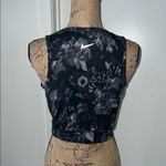 Nike Women's Black Floral Crop Top Photo 2