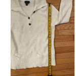 Ralph Lauren Vintage Jeans Company Women's White Pullover Sweater Cotton large Photo 3