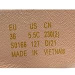 Stuart Weitzman Olive Green Leather Combat Boots Lug Sole Lace Up Platform 36 Photo 5