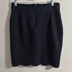 Carmen Marc Valvo Black Pencil Skirt Knee-Length Work Photo 0