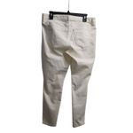 Gap Legging Skimmer Cheville White Denim Jeans Comfort‎ Stretch Size 12 Photo 4