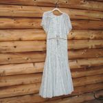 Mac Duggal  94128 Green Embellished Bow Flutter Sleeve A Line Midi Dress Photo 7