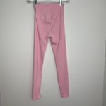 Carbon 38 Light Pink Ribbed Leggings 7/8 High Waist Womens XS Photo 7