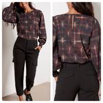 Evereve Hazel Blouse BLACK MULTI Photo 1