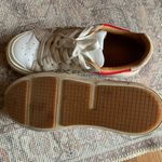 Tory Burch  Cream Red Sneakers Footwear Shoes Casual Women Size 7M Leather Photo 3