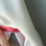 ZARA  Dress Tunic Blouse White Satin Effect Photo 8