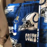 Indianapolis Colts Zipped Fabric Blue White Purse Bag with Interior Pockets Photo 1