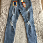Wax Jean Wax Jeans Womens Butt I Love You Shaping Mid Rise Push Up  9/29‎ Blue Photo 0