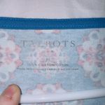 Talbots Pattern Printed Half Sleeve Round Neck Pullover Cotton T-shirt Photo 2