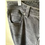 Chico's Platinum Women’s Straight Leg Gray Black Jeans, Size 1 Short Photo 1