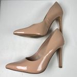 Michael Shannon MICHAEL by Beige Patent Leather Pointed Toe Stiletto Heels Photo 4