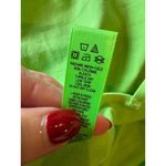 SKIMS  Bodysuit Women Small Neon Green Cotton Logo Snap Close Sexy Colorful‎ Photo 13