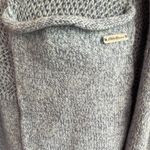 Eddie Bauer Linen Cotton Blend  Blue Women's Cardigan Sweater Hoodie Photo 2