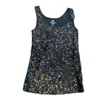Old Navy  black sequined tank Photo 3