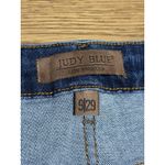 Judy Blue  Women 9/29 Wide Leg Crop Blue Stretch Denim Jeans Beach Vacation City Photo 2