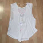 Free People  Embroidered Love Birds Tank Top NWT L Photo 4