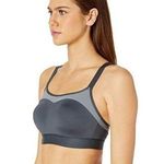 Brooks Women's Dare Racerback Sports Bra - 36C - Asphalt. Athletic. NWT Photo 0