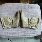 Calf boots women's 6.5 tan/beige pull Photo 3