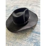 Black 100% Wool Felt Cowboy Rancher Hat Photo 3