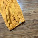 Grace + karma Top Womans 2X Mustard Yellow Satin Fairy Feminine Size 3X Photo 4
