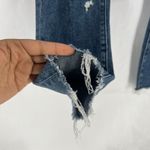 Abercrombie & Fitch  Simone High Rise Ankle Jeans Women 25 Blue Embroidery Floral Photo 4