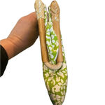 Vintage Donna Dixon green damask bamboo clutch coastal preppy Gives Tory Burch Photo 1