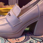 FashioNova MIA Women's Deena Round Toe Platform Lug Sole Loafers Bone Size 9.5 Photo 0