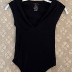 Free People  Bodysuit Intimately Black Photo 0