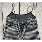 Topshop Black & White Gingham Mini Dress Photo 12