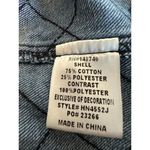 VICI  Maryline Cropped Denim Jacket Size Large Photo 5