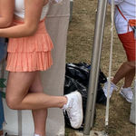 Linen Rose Boutique Ruffle Tank Top White Size L Photo 0