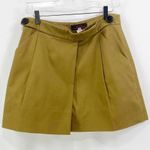 PINK TARTAN Brown Belted Mini Skirt Photo 48