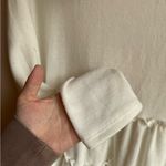 Sadie & Sage Cream Ruffle Sweater Medium Photo 1