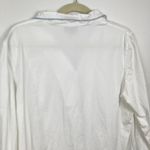 Julianna Rae Womens L Blue & White Floral Embroidered Cotton Pajama Sleep Set Size L Photo 6