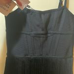 Herve Leger Women’s New  x Forever 21 Transparent Black Bustier Fringe Bustier Ba Photo 7