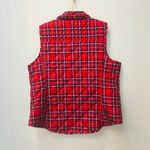 Crown & Ivy ™ Women's Printed plaid Sleeveless Puffer Vest sz XL. Photo 2