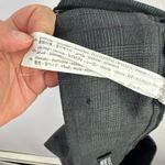 ZARA  Trafaluc Pants‎ Womens L Gray Plaid Slim Fit Preppy Academia Workwear Photo 5