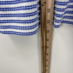 Talbots  Blouse Shirt Woman XL Blue Stripe Puff Sleeve Coastal Beachy Nautical Photo 9