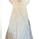 Michael Stars Mila Embroidered Cover Up White Beach Vacation Soft Girl Sz M Photo 8