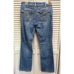 Silver Jeans Suki 17" Surplus Light Wash Low Rise Embroidery Size 31x33 Western Photo 3