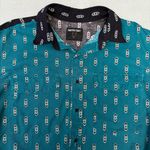 Vintage Frontier Series Button Up Western Long Sleeve Collared Dress T Photo 2