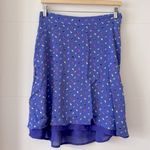 Kate Spade purple skirt with multicolored spots details size 6 preowned Photo 0