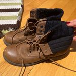 Call it spring  Brown and Black Lace Up Boots Photo 0