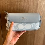 Coach  Hailey Flap Bag In Sketch Signature Canvas # CBJ18 Photo 5