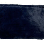 Hat Attack Faux Fur Clutch Blue Black New Photo 0